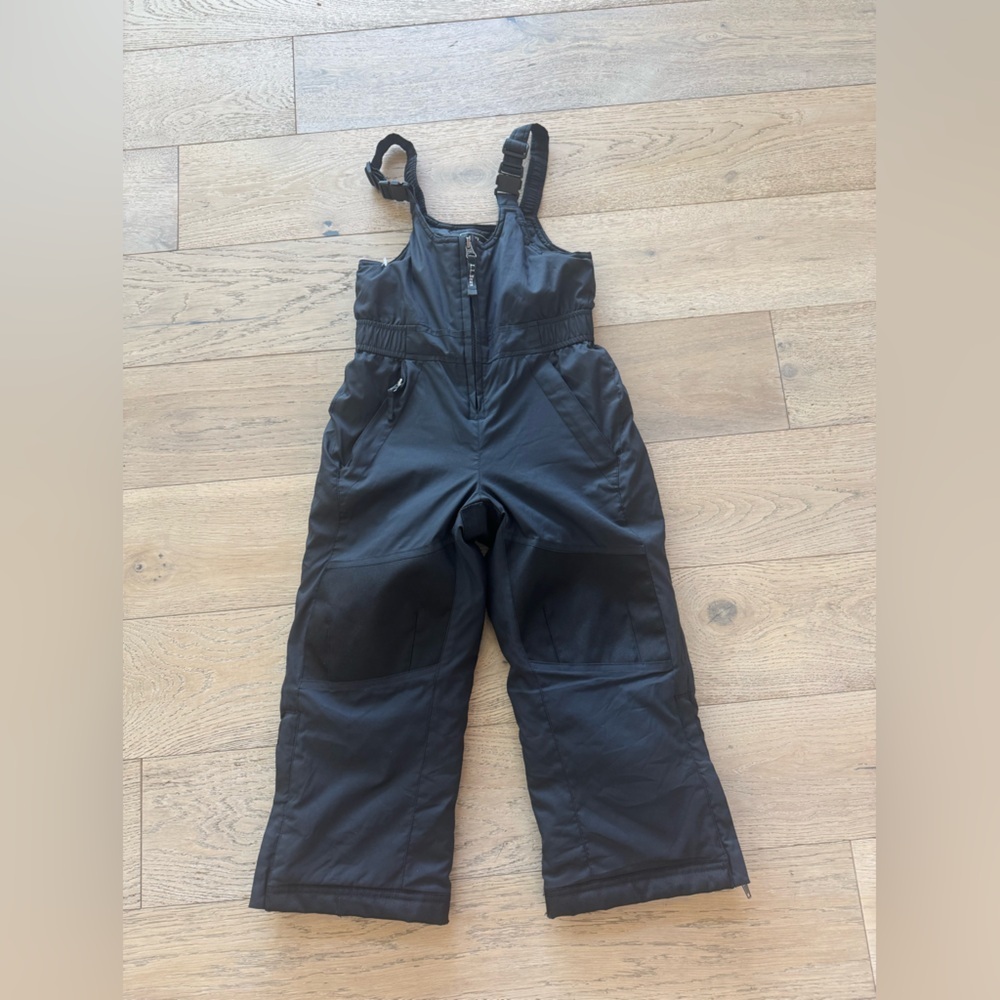 L.L. Bean Kids Ski Overalls Black Size 4